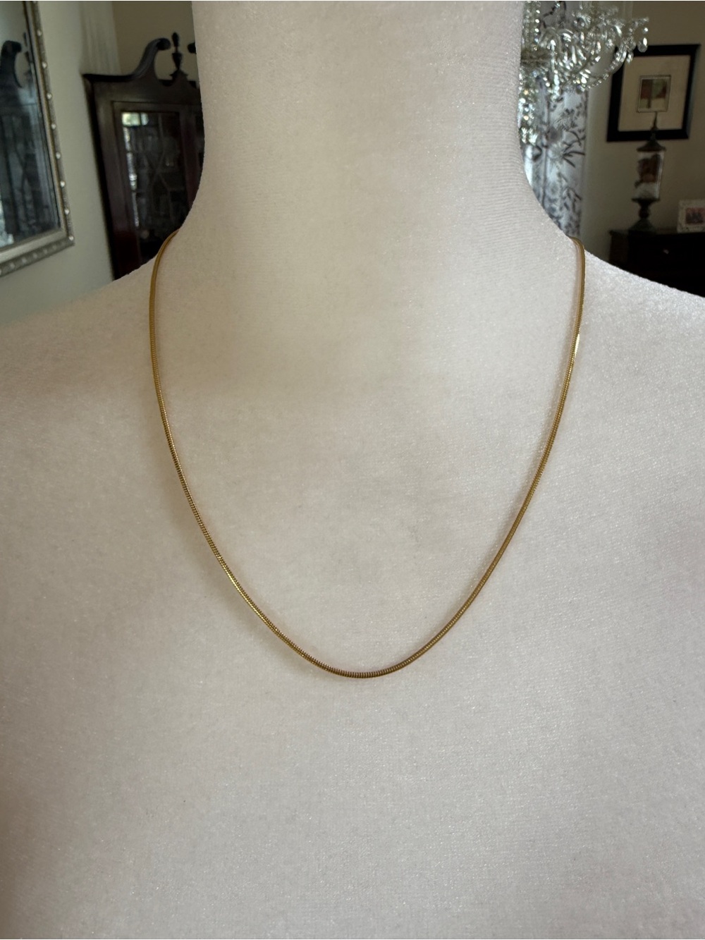 Pierre Cardin 1/20 14K gold necklace stamped 1/20 14K PC